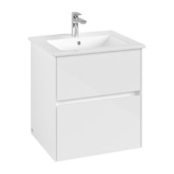 Villeroy & Boch Waschtischunterschrank Collaro C14200 472x6095x480mm Glossy White... VILLEROY-C14200DH 4065467350507 (Abb. 1)