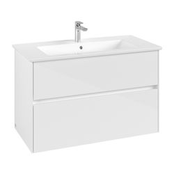 Villeroy & Boch Waschtischunterschrank Collaro C14500 472x6095x961mm Glossy White... VILLEROY-C14500DH 4065467350835 (Abb. 1)