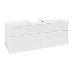 Villeroy & Boch Waschtischunterschrank Collaro C10000 1400x548x500mm Glossy White... VILLEROY-C10000DH 4065467212683 (Abb. 1)