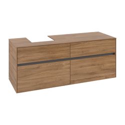 Villeroy & Boch Waschtischunterschrank Collaro C10100 1400x548x500mm Kansas Oak... VILLEROY-C10100RH 4065467212843 (Abb. 1)