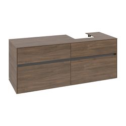 Villeroy & Boch Waschtischunterschrank Collaro C10200 1400x548x500mm Arizona Oak... VILLEROY-C10200VH 4065467212980 (Abb. 1)