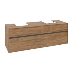 Villeroy & Boch Waschtischunterschrank Collaro C10700 1600x548x500mm Kansas Oak... VILLEROY-C10700RH 4065467213505 (Abb. 1)