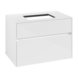 Villeroy & Boch Waschtischunterschrank Collaro C10800 800x548x500mm Glossy White... VILLEROY-C10800DH 4065467215103 (Abb. 1)