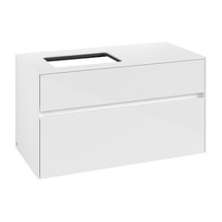 Villeroy & Boch Waschtischunterschrank Collaro C11000 1000x548x500mm Glossy White... VILLEROY-C11000DH 4065467215325 (Abb. 1)