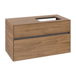 Villeroy & Boch Waschtischunterschrank Collaro C11100 1000x548x500mm Kansas Oak... VILLEROY-C11100RH 4065467215486 (Abb. 1)