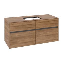 Villeroy & Boch Waschtischunterschrank Collaro C11200 1200x548x500mm Kansas Oak... VILLEROY-C11200RH 4065467215592 (Abb. 1)