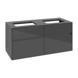 Villeroy & Boch Waschtischunterschrank Collaro C11500 1200x548x500mm Glossy Grey... VILLEROY-C11500FP 4065467215899 (Abb. 1)