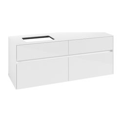 Villeroy & Boch Waschtischunterschrank Collaro C11700 1400x548x500mm Glossy White... VILLEROY-C11700DH 4065467216094 (Abb. 1)