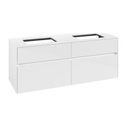 Villeroy & Boch Waschtischunterschrank Collaro C11900 1400x548x500mm Glossy White... VILLEROY-C11900DH 4065467216315 (Abb. 1)