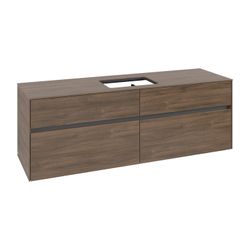 Villeroy & Boch Waschtischunterschrank Collaro C12000 1600x548x500mm Arizona Oak... VILLEROY-C12000VH 4065467216506 (Abb. 1)