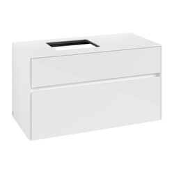 Villeroy & Boch Waschtischunterschrank Collaro C12600 1000x548x500mm Glossy White... VILLEROY-C12600DH 4065467213789 (Abb. 1)