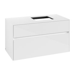 Villeroy & Boch Waschtischunterschrank Collaro C12700 1000x548x500mm Glossy White... VILLEROY-C12700DH 4065467213895 (Abb. 1)