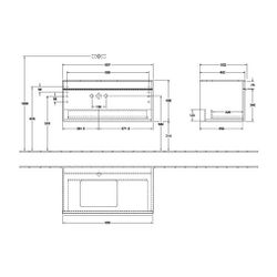 Villeroy & Boch Waschtischunterschrank Venticello 01 957x436x502mm 1 Auszug, Waschbe... VILLEROY-A94701VK 4051202966591 (Abb. 1)