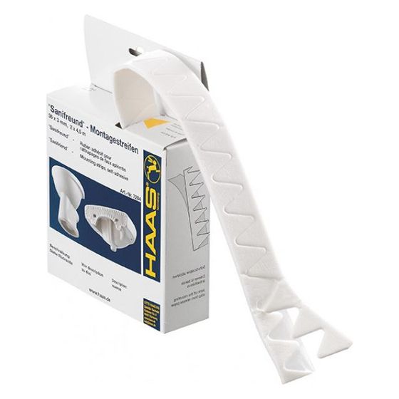 Vitra Montageband für WCs, 4,5mx36mmx3mm, PE-Schaum, Weiß, G7284