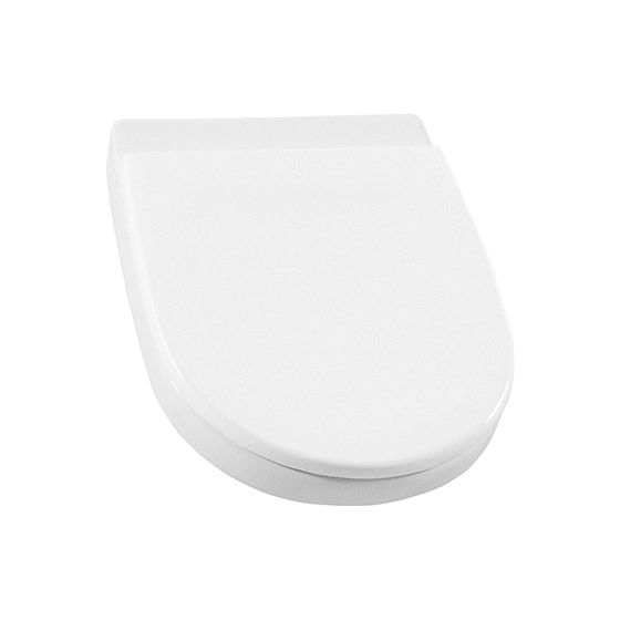 Vitra Options Mona Urinaldeckel ohne Absenkautomatik, Duroplast, Edelstahl-Scharniere, Weiß Hochglanz, 31-003-001