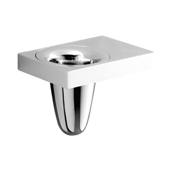 Vitra Istanbul Zahnbürstenhalter Wandmontage, 135x90x79mm, Chrom, A48017
