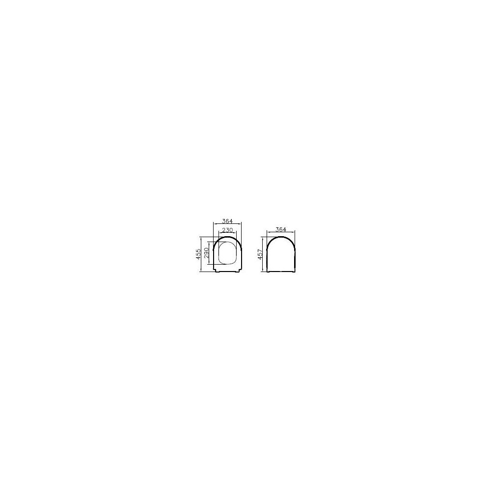 Vitra Integra WC-Sitz Slim mit Absenkautomatik und Schnellverschluss, Duroplast, Ede... VITRA-110-003R419 8693405511664 (Abb. 2)