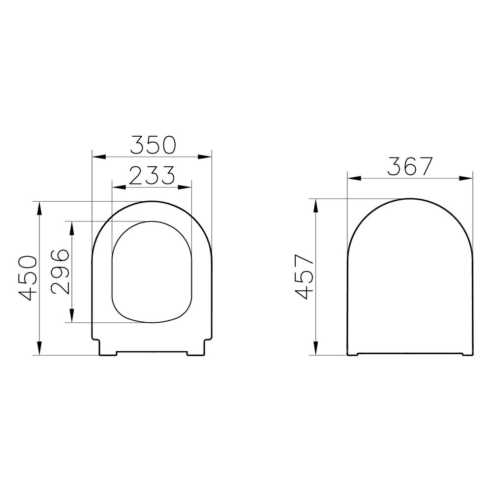 Vitra Integra WC-Sitz Slim Wrap mit Absenkautomatik und Schnellverschluss, Duroplast... VITRA-131-003R419 8693405597040 (Abb. 3)