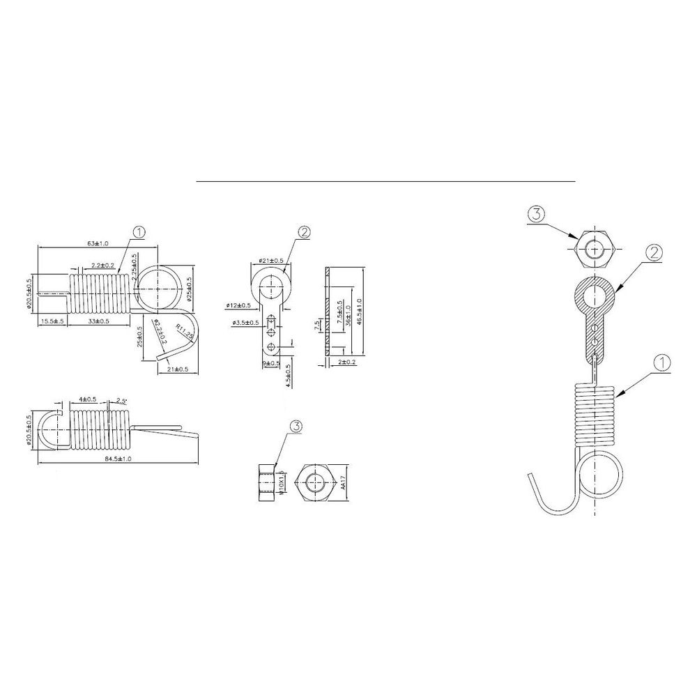 Vitra Halbsäulen-Federbefestigung Vitra-Fix, 424097YP1TE... VITRA-424097YP1TE 8693405492963 (Abb. 2)