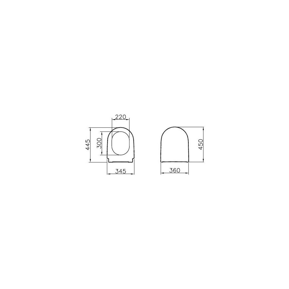 Vitra Options Nest WC-Sitz, 360x450mm, ohne Absenkautomatik, Duroplast, Edelstahl-Sch... VITRA-89-003-401 8693405314555 (Abb. 2)