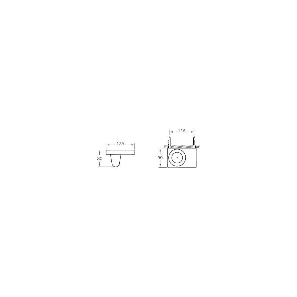 Vitra Istanbul Zahnbürstenhalter Wandmontage, 135x90x79mm, Chrom, A48017... VITRA-A48017 8697221024100 (Abb. 2)