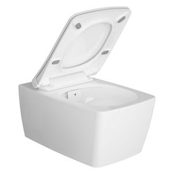 Vitra Aquacare Metropole Wand-WC-Set Vitra Flush 2,0 spülrandlos mit Bidetfunktion... VITRA-7672B003-6203 8693405562970 (Abb. 1)