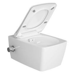 Vitra Aquacare Metropole Wand-WC-Set Vitra Flush 2,0 spülrandlos m. Bidetfunktion ... VITRA-7672B003-6204 8693405572696 (Abb. 1)