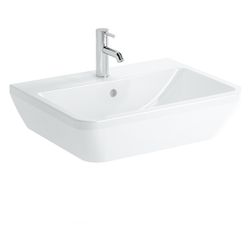 Vitra Integra Waschtisch eckig, 650x490x200mm, Sanitärkeramik, mit Hahnloch und Üb... VITRA-7051L003-0001 8693405529546 (Abb. 1)