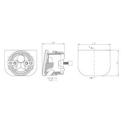 Vitra Spülverteiler-Einsatz offen, für Vitra Flush 1,0, 6394L003-7202... VITRA-6394L003-7202 8693405631706 (Abb. 1)