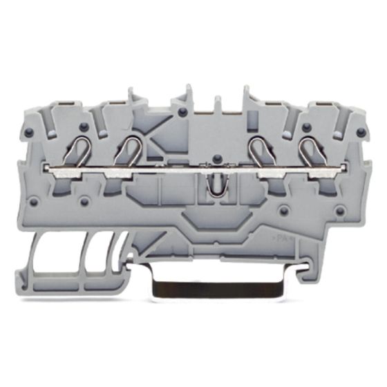 Wago 4-Leiter-Durchgangsklemme 2000 2000-1405, 800V 13,5A 3,5x67,9x32,9mm, Thermoplast, schwarz