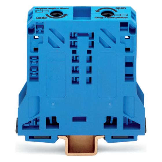 Wago 2-Leiter-Durchgangsklemme 285 285-154, 10-50mm2, Thermoplast, blau
