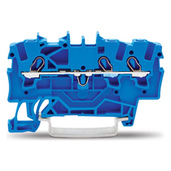 Wago 3-Leiter-Durchgangsklemme 2001 2001-1304, 1,5mm2, 800V, 18A, 4,2mm, Blau
