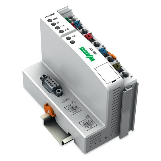 Wago Feldbuskoppler 750-333, 12 MBd, 100x51x71,1mm, Polycarbonat/Polyamid 6.6, lichtgrau