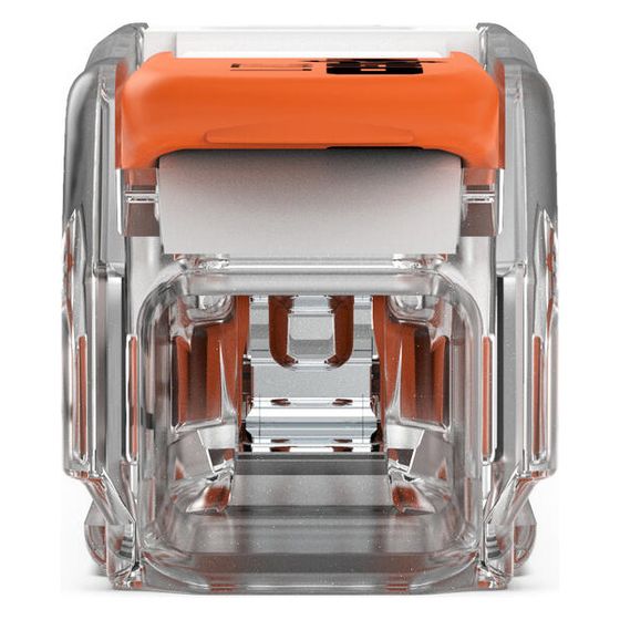 Wago Durchgangsverbinder 221 221-2401, 0,2-4mm2, 450V, 32A, Transparent/Orange