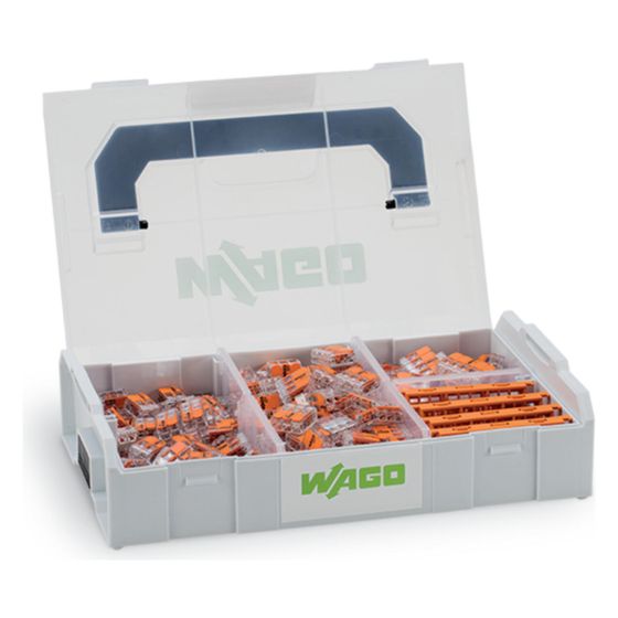 Wago Verbindungsklemmenset 221 L-BOXX Mini, 450V 32A, Kunststoff, farblos, 887-952