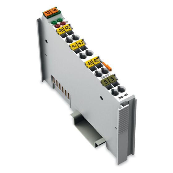 Wago Analogeingangsmodul 750-461, 2 Kanäle, 12 Bit, IP20, lichtgrau