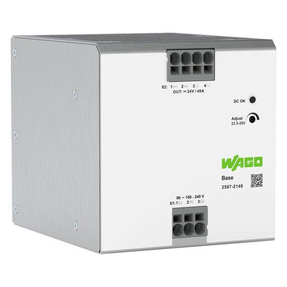 Wago Stromversorgung Base 2587-2148, 24V 40A 960W, 120x125x140mm