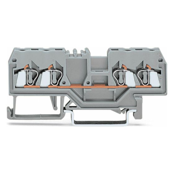 Wago 4-Leiter-Durchgangsklemme 280 280-833, 0,08-2,5 mm2, 800 V, 20 A, Grau