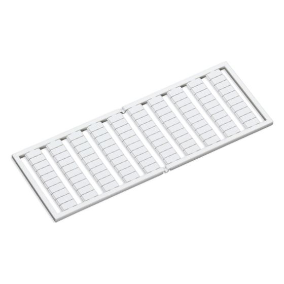 Wago WSB-Beschriftungskarte 209-504, Rastermaß 5mm, weiß