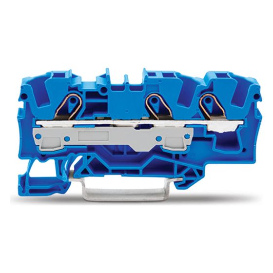 Wago Durchgangsklemme TOPJOB S 2006-1304, 800V 41A 7,5x73,3x39,5mm, Polyamid, Blau