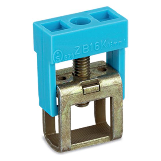 Wago Nulleiteranschlussklemme 210-281, 10mm, 16mm2, Blau