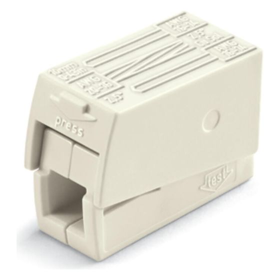 Wago Leuchtenklemme 224 224-112, 400V 24A, weiß, 224-112