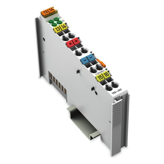 Wago Digitaleingangsmodul 750-402, 4-Kanal, DC 24 V, 3ms, Polycarbonat/Polyamid 6.6, lichtgrau