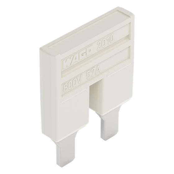 Wago Kammbrücker TOPJOB S 2010-402, 2-fach, 800V, 57A, 10mm, Lichtgrau