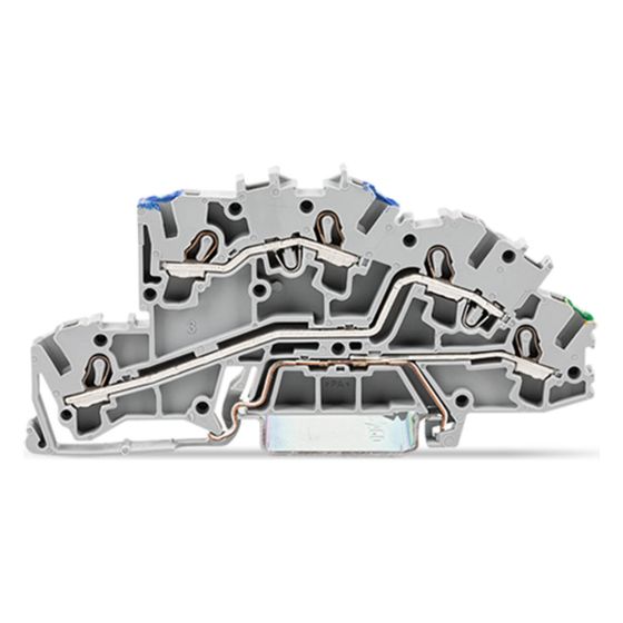 Wago Installationsetagenklemme 2003 2003-7646, 0,25-4mm2, 32A, 400V, Grau