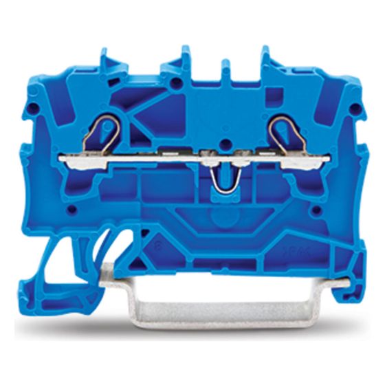 Wago 2-Leiter-Durchgangsklemme TOPJOB S 2001-1204, 800V, 18A, Blau