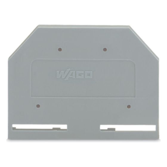Wago Abschluss- und Zwischenplatte 281-301, 3mm, Grau