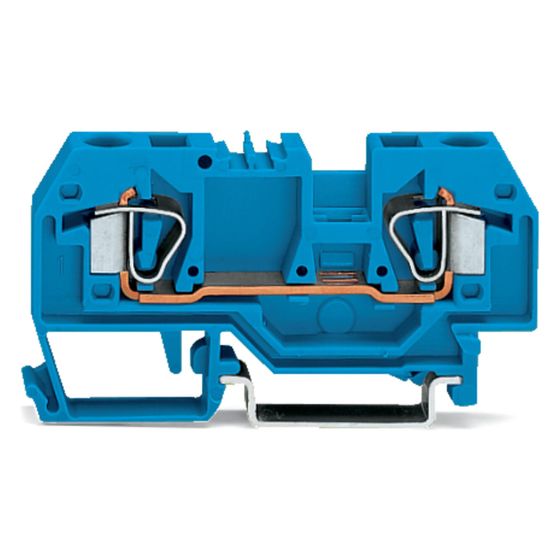 Wago 2-Leiter-Durchgangsklemme 282 282-904, 0,2-6mm2, Thermoplast, blau