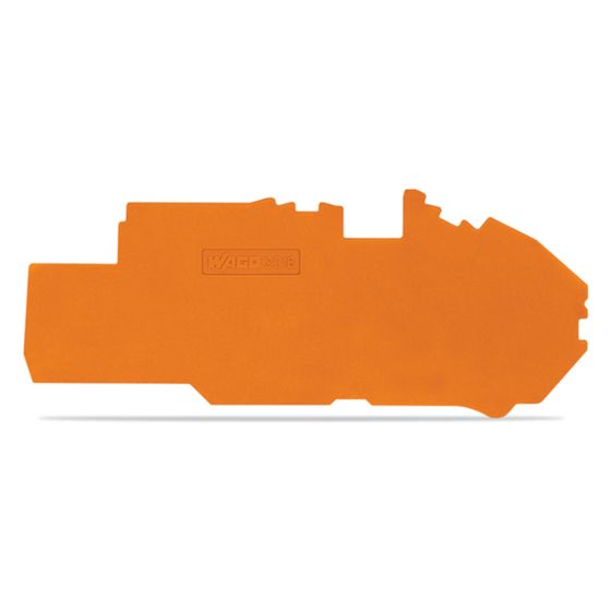 Wago Abschlussplatte TOPJOB S 2016-7792, 1mm, Polyamid, Orange