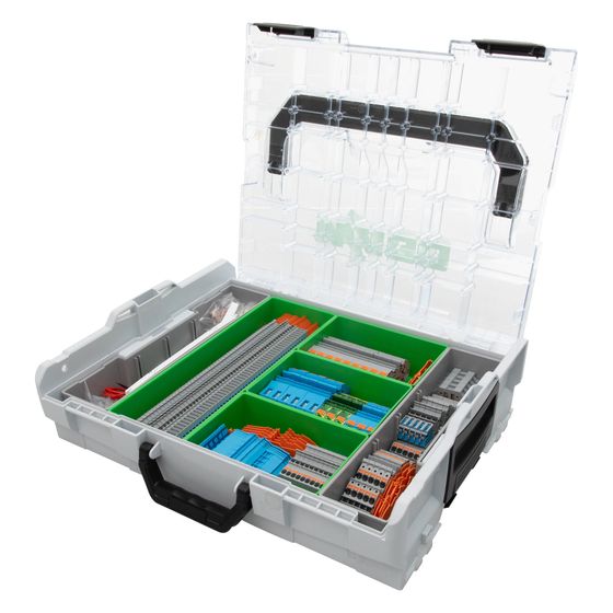 Wago Installationsetagenklemmen-Set TOPJOB S-INSTA BOX 821-162, Hutschiene TH35, Thermoplast, Sonstige
